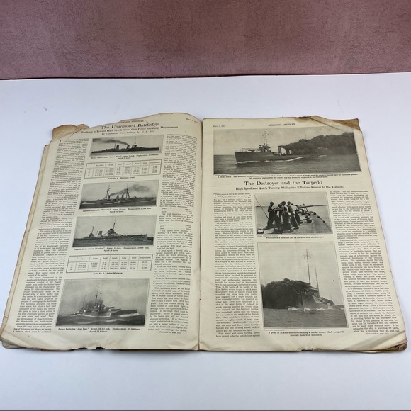 Vintage Scientific American Naval Number March 3, 1917 Edgar Wittmack - Picture 7 of 9